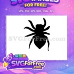 Free Black Spider Web Free Simple Halloween Free SVG - Instant Download