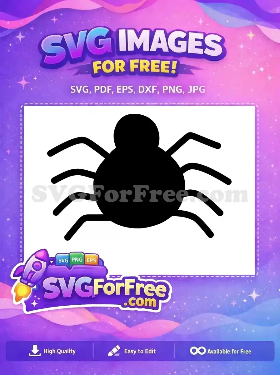 Free Silhouette Web Free Black Spider Halloween Free SVG