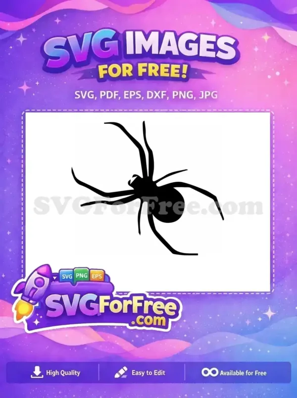 Free Web Detail Free Spider Silhouette Movie Free SVG