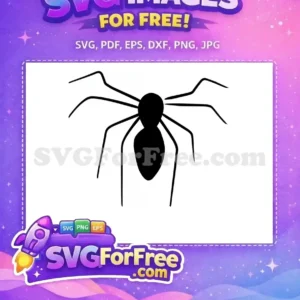 Free Black Spider Free Web Halloween Decoration Free SVG Free Black Spider Free Web Halloween Decoration Free SVG