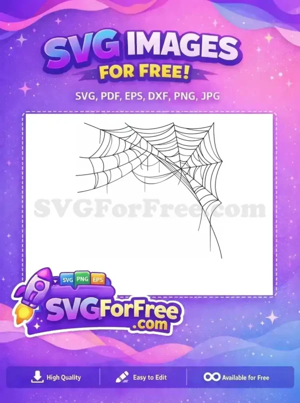 Free Creepy Hanging Free Halloween Spiderweb Silhouette Free SVG Free Creepy Hanging Free Halloween Spiderweb Silhouette Free SVG