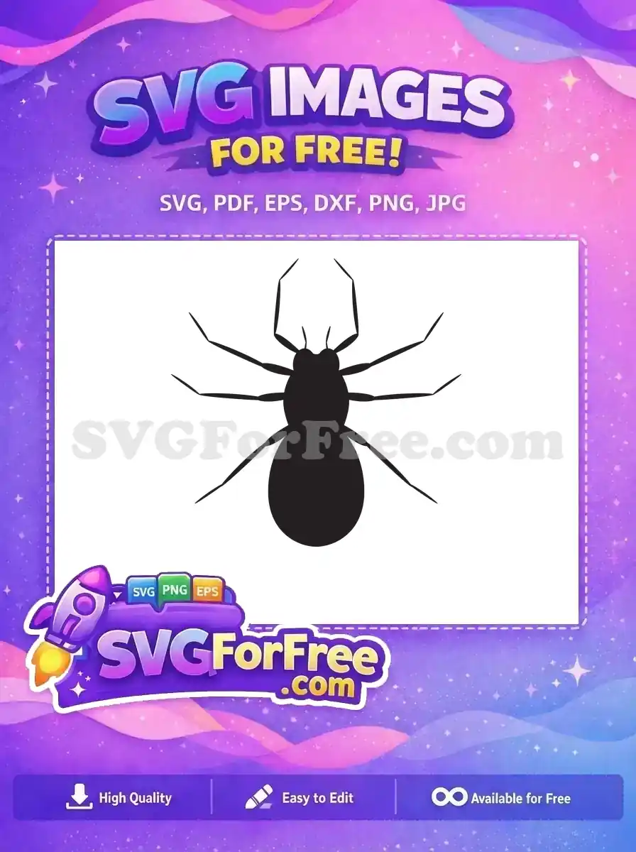 Free Eight Legs Free Arachnid Silhouette Spider Free SVG