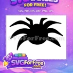 Free Pointed Legs Free Silhouette Spider Web Free SVG - Instant Download