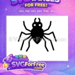 Free Halloween Spider Free Web Silhouette Spider-Man Free SVG 1 - Instant Download