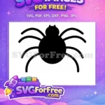 Free Dark Spider Web Free Silhouette Halloween Free SVG 3 - Instant Download