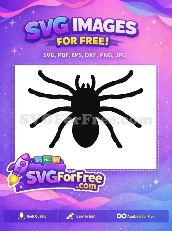 Free Silhouette Spider Free Halloween Spider Spiderweb Free SVG Free Silhouette Spider Free Halloween Spider Spiderweb Free SVG
