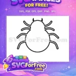Free Eight Legged Free Spider Web Silhouette Halloween Free SVG 2 - Instant Download