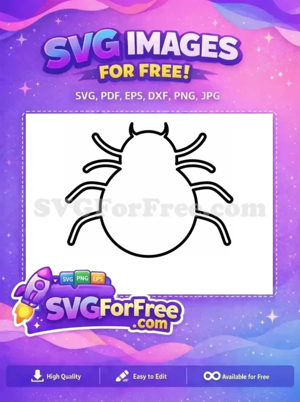 Free Eight Legged Free Spider Web Silhouette Halloween Free SVG 2