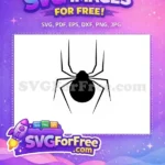 Free Spider Silhouette Free Web Design Spider Free SVG 3 - Instant Download