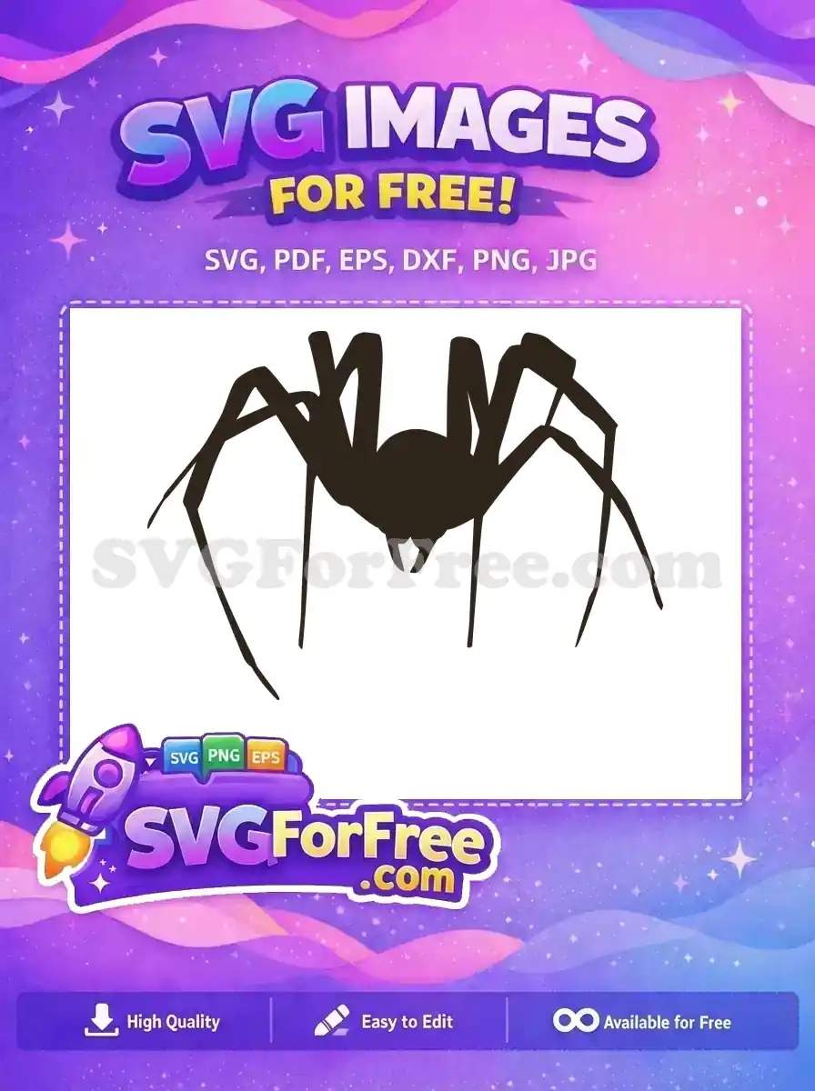 Free Detailed Spider Web Free Silhouette Halloween Free SVG 3