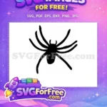 Free Black Spider Web Free Silhouette Halloween Free SVG 7 - Instant Download