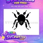 Free Eight Legs Free Spider Web Silhouette Halloween Free SVG - Instant Download