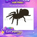 Free Detailed Legs Free Spider Web Silhouette Free SVG 3 - Instant Download