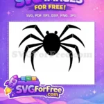 Free Dark Spider Web Free Silhouette Halloween Free SVG 5 - Instant Download