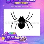 Free Spider Web Free Silhouette Halloween Free SVG 42 - Instant Download
