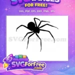 Free Spider Web Free Spooky Halloween Spider Free SVG - Instant Download
