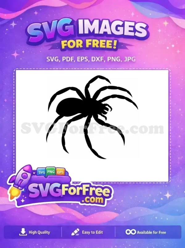 Free Black Spider Web Free Silhouette Halloween Free SVG 11