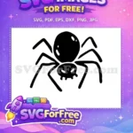 Free Silhouette Spider Web Free Halloween Decoration Free SVG 4 - Instant Download