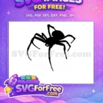 Free Spider Web Free Silhouette Halloween Free SVG 48 - Instant Download