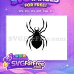 Free Spider Web Free Silhouette Halloween Free SVG 52 - Instant Download