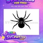 Free Web Elements Free Spider Silhouette Web Free SVG - Instant Download