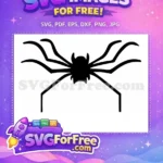 Free Spooky Web Free Halloween Spider Web Free SVG 3 - Instant Download