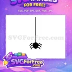 Free Spider Web Free Silhouette Halloween Decoration Free SVG 3 - Instant Download