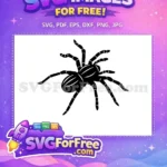 Free Black Spider Web Silhouette Free Halloween Decoration Free SVG 3 - Instant Download