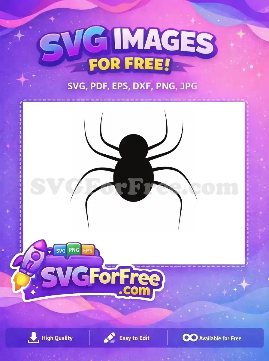 Free Dark Spider Free Silhouette Spiderweb Halloween Free SVG