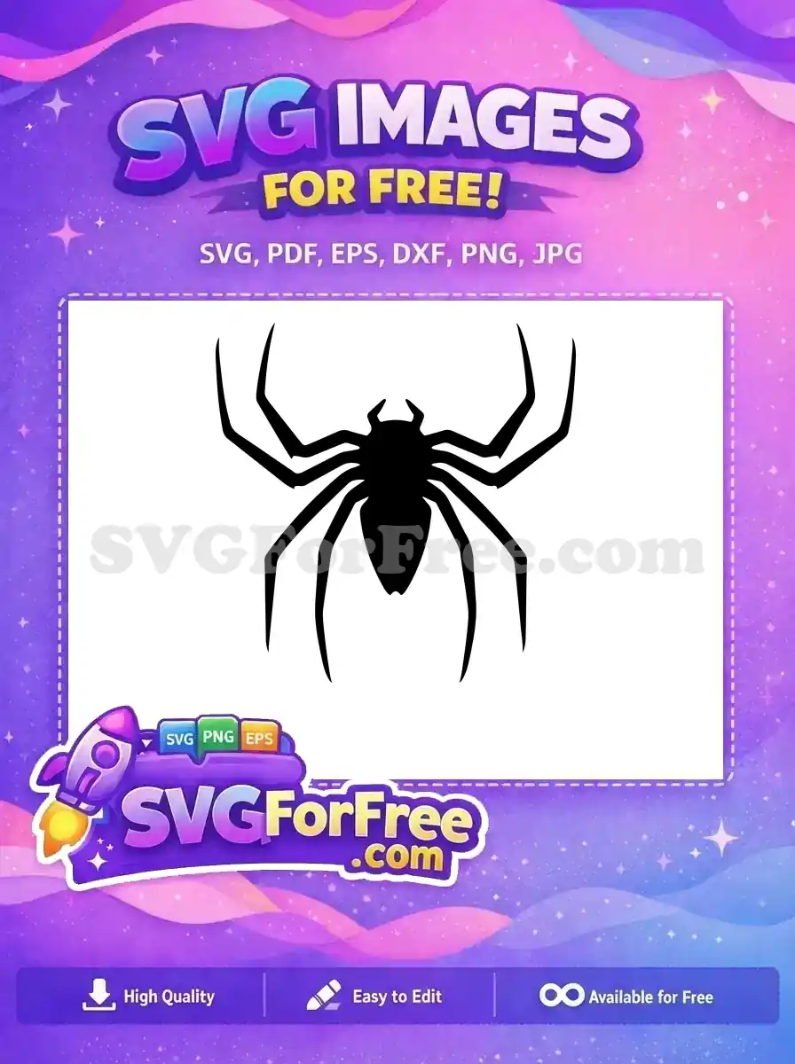 Free Black Silhouette Free Spiderman Logo Movie Free SVG