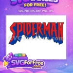 Free Sharp Edges Free Blue Accents Spiderman Free SVG - Instant Download