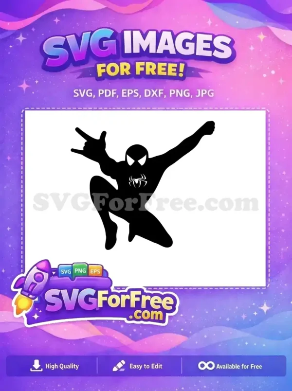 Free Masked Spiderman Free Silhouette Superhero Movie Free SVG 2 Free Masked Spiderman Free Silhouette Superhero Movie Free SVG 2