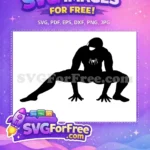 Free Masked Spiderman Free Silhouette Amazing Free SVG 1 - Instant Download