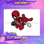 Free Leaping Hero Free Web Detail Spiderman Free SVG 2 - Instant Download
