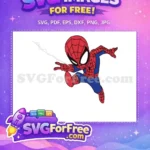 Free Web Shooter Free Red Blue Spiderman Free SVG 1 - Instant Download