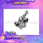 Free Masked Spiderman Free Silhouette Hero Movie Free SVG 3 - Instant Download