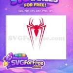 Free Red Spider Emblem Free Superhero Logo Spiderman Free SVG 1 - Instant Download