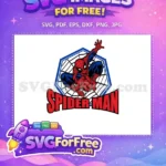 Free Leaping Hero Free Web Slinger Spiderman Free SVG - Instant Download