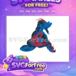 Free Dynamic Pose Free Red and Blue Spiderman Free SVG 1 - Instant Download