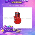 Free Hanging Spiderman Free Upside Down Spiderman Free SVG - Instant Download