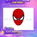 Free Red Mask Free Spiderman Eyes Movie Free SVG - Instant Download
