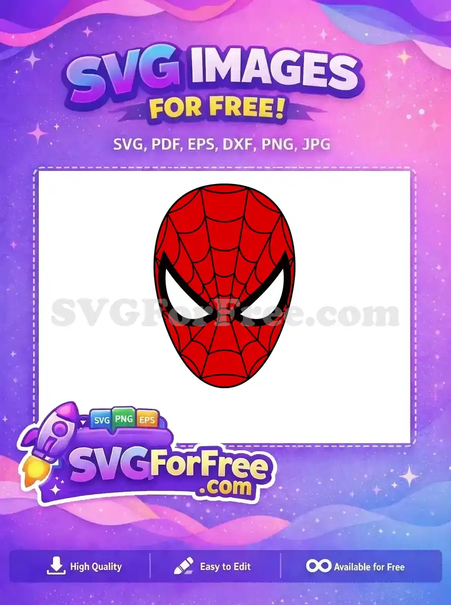Free Red Mask Free Spiderman Eyes Movie Free SVG