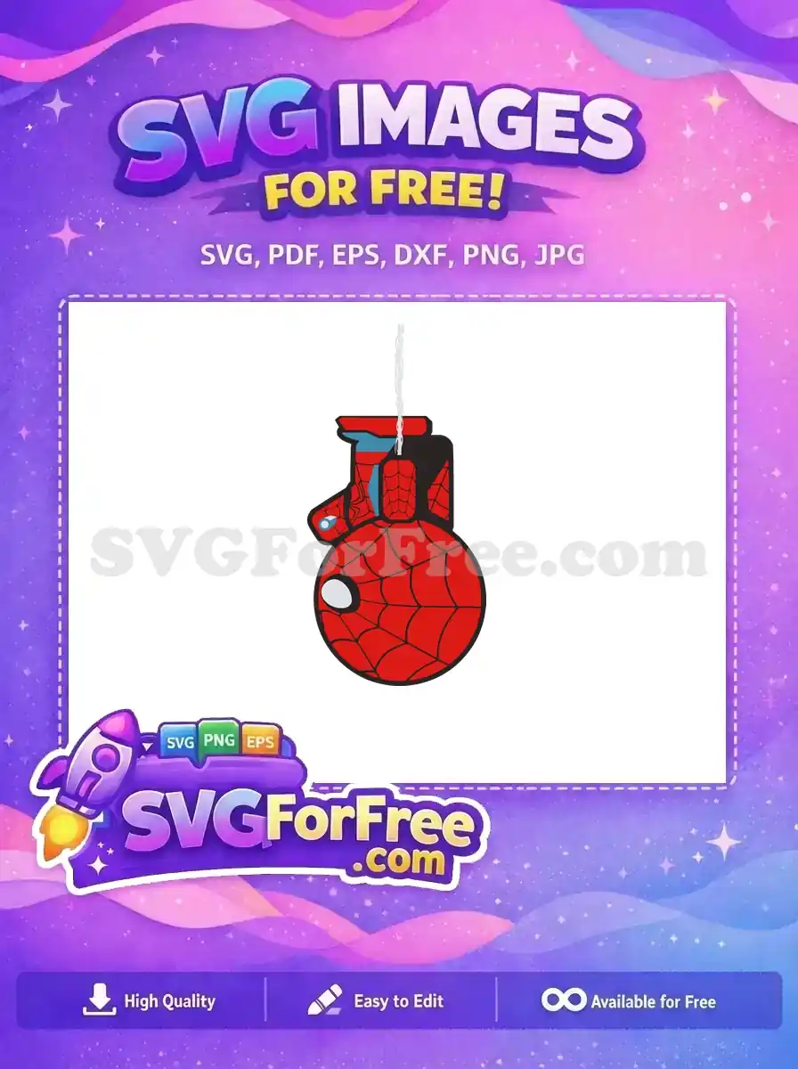 Free Upside Down Free Red Blue Spiderman Free SVG