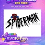 Free Crouching Spiderman Free Red Blue Comic Free SVG - Instant Download
