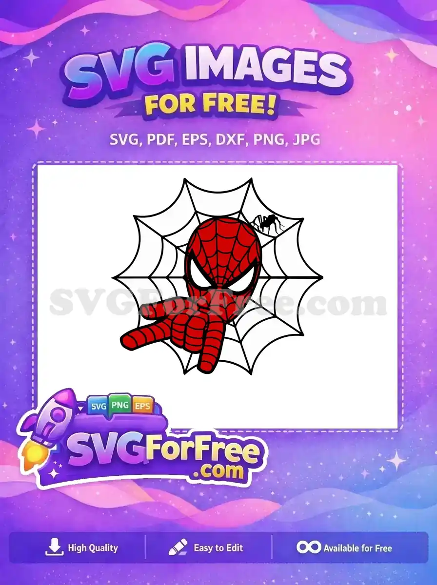 Free Red Spiderman Pointing Free Spider Web Movie Free SVG