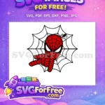 Free Red Mask Free Hand Gesture Spiderman Free SVG - Instant Download