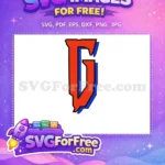 Free Red Blue Letter G Free Spiderman Logo Free SVG - Instant Download