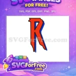 Free Red Letter R Free Spiderman Font Initial Free SVG - Instant Download