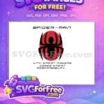 Free Red Spiderman Logo Free Bold Design Spiderman Free SVG - Instant Download