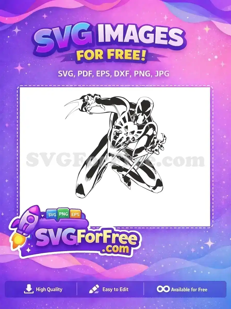 Free Angry Eyes Free Sharp Claws Spiderman Free SVG